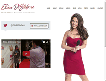 Tablet Screenshot of elisadistefano.com